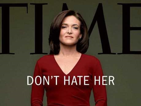 Ne utáljátok – Sheryl Sandberg, a Facebook operatív igazgatója a Time magazin címlapján