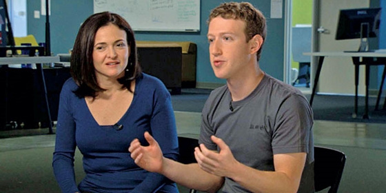 Sheryl Sandberg és Mark Zuckerberg: bevált az ösztönös kiválasztási stratégia