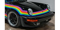 Szivárványos új retró Porsche méregerős hibrid technikával