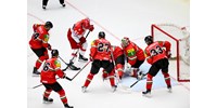  2-0-s vezetés után csúnya vereségbe szaladt bele a hokiválogatott  