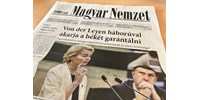  A Magyar Nemzet csütörtöki címlapja kiváló időzítéssel száll bele a háborúpártiságba  