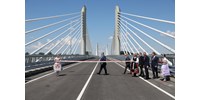  Orbán Viktor Szíjj Lászlónak is megköszönte az új Duna-hidat – képekkel  