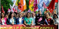  Franciaországban több ezren tüntettek Orbán és a szélsőjobb ellen  