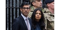  Felesége pénzügyei miatt indult vizsgálat Rishi Sunak brit miniszterelnök ellen  