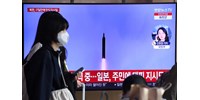  Észak-Korea kilőtt egy rakétát, Japánban fedezékbe küldték az embereket miatta  