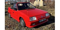  Méregdrága csehszlovák időgép ez a nyitható tetejű Skoda Favorit  