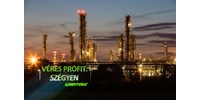  "Véres profit: szégyen!" – a Mol olajfinomítójánál akciózott a Greenpeace  