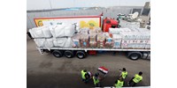 Újabb 17 kamionnyi segély érkezett a Gázai övezetbe  