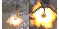  Sikerült a történelmi teszt: egyszerre kapcsolták be a SpaceX legnagyobb űrhajójának összes hajtóművét – videó  