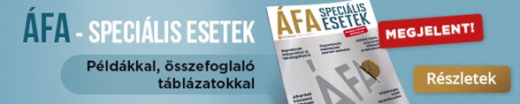 Áfa – speciális esetek cikkbe