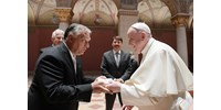 Orbán Viktor találkozik a pápával