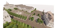 Íme, itt vannak a tervek a budavári Szent György tér átalakításra