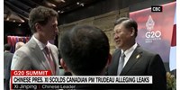  Mosolyogva hordta le a kanadai miniszterelnököt Hszi Csin-ping  