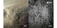  Olyan felhőket fotóztak a Marson, mintha a Földön keletkeztek volna  