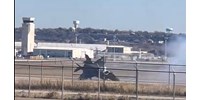  Felszállás közben balesetezett egy amerikai F-35B lopakodó vadászgép, katapultálnia kellett a pilótának  