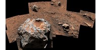  30 centis meteoritra bukkant a Curiosity a Mars felszínén, fotót is küldött róla  