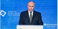  Putyin 3 millió forintos öltönyben oktatta ki az oroszokat a NATO gonoszságáról  