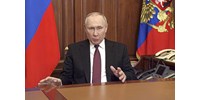  Rövid beszédben méltatta az orosz katonákat Putyin  