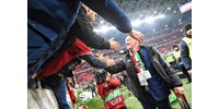  Képgaléria: Így ünnepelte a magyar csapat és az egész stadion az Eb-részvételt  