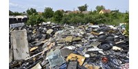  Hulladékhegy nőtt ki egy hevesi kertben illegális autóbontásból  