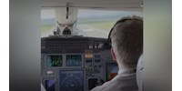  Videóra vették, ahogy hatalmas szélviharban landol egy kisrepülő Skóciában  