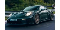 Hátsó ablak nélkül, cápauszonnyal támad a legdurvább új Porsche