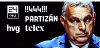  Itt tudja nézni a HVG, a Telex, a 444, a 24.hu és a Partizán közös kiállását a sajtószabadságért  