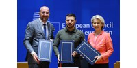  Zelenszkij az uniós állam- és kormányfőknek is bemutatja győzelmi tervét  