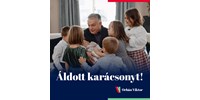 Orbán Viktor unokás képet osztott meg karácsony alkalmából