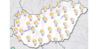 Felhős időre, záporokra és zivatarokra is számíthatunk szerdán