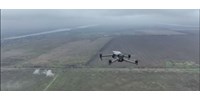  Videón, ahogy a donyecki terület fölött összeütközik két drón  