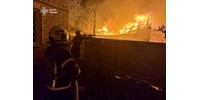  Orosz dróntámadás érte Kijevet, több lakóház lángba borult  