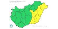  Öt megyére adtak ki figyelmeztetést zivatar miatt  