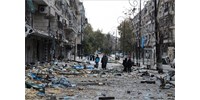  Legalább tizenhárman meghaltak egy aleppói házomlásban  