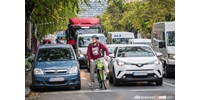  BKK: Pollerekkel védett kerékpársáv épül a Szent István körúton  