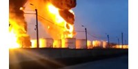  Belgorodi kormányzó: Ukrán helikopterek támadták a város üzemanyagraktárát  