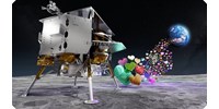  Dubajban leplezték le: a NASA felküld egy szeretetfestményt a Holdra, ott is hagyják a felszínén  