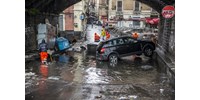  Hatalmas vihar volt Szicíliában, víz alá került Catania egy része  