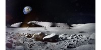 Magyar építészek bemutatták az űrbázis tervét, melyet a Holdon lévő kőzetből lehet felépíteni