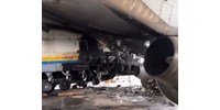  Újabb képek jelentek meg a világ legnagyobb repülőjéről, amelyet szétbombáztak az oroszok  