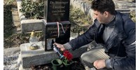  Eltűnt a Szálasira emlékező szöveg az özvegye sírkövéről  
