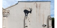 A második Banksy-alkotás bukkant fel Londonban 24 órán belül