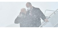  Akkora havazás volt Washingtonban, hogy Joe Biden fent rekedt az elnöki különgépén  
