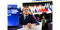  Macron: Évtizedekbe telhet, mire Ukrajnából EU-tagállam lesz  