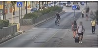  Lopott bringán vitte a lopott tévét, de óriásit taknyolt a tolvaj – videó  