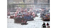  Egymillió, azaz az összes baszk fele ünnepelte az Athletic Bilbao kupagyőzelmét a Nervión folyó partján  