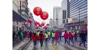  Tüntetnek a belga szakszervezetek, Brüsszel közlekedése megbénult  