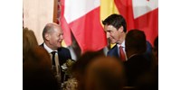  Scholz kancellár Kanadában keres alternatívát az orosz gázra  