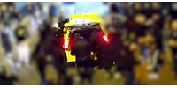  Videón, ahogyan fradisták csapatostul támadnak a szerb szurkolók taxijára a Groupama Aréna mellett  