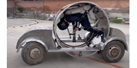  Őrült centrifugaautót épített egy kínai férfi, hogy átélje a „súlytalanságot” – videó  